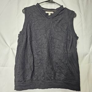Nordstrom 100% extra fine merino wool large v neck vest